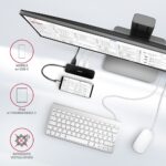 AXAGON HMC-6GL SuperSpeed USB-C Combo 6in1 Hub Black - Image 6