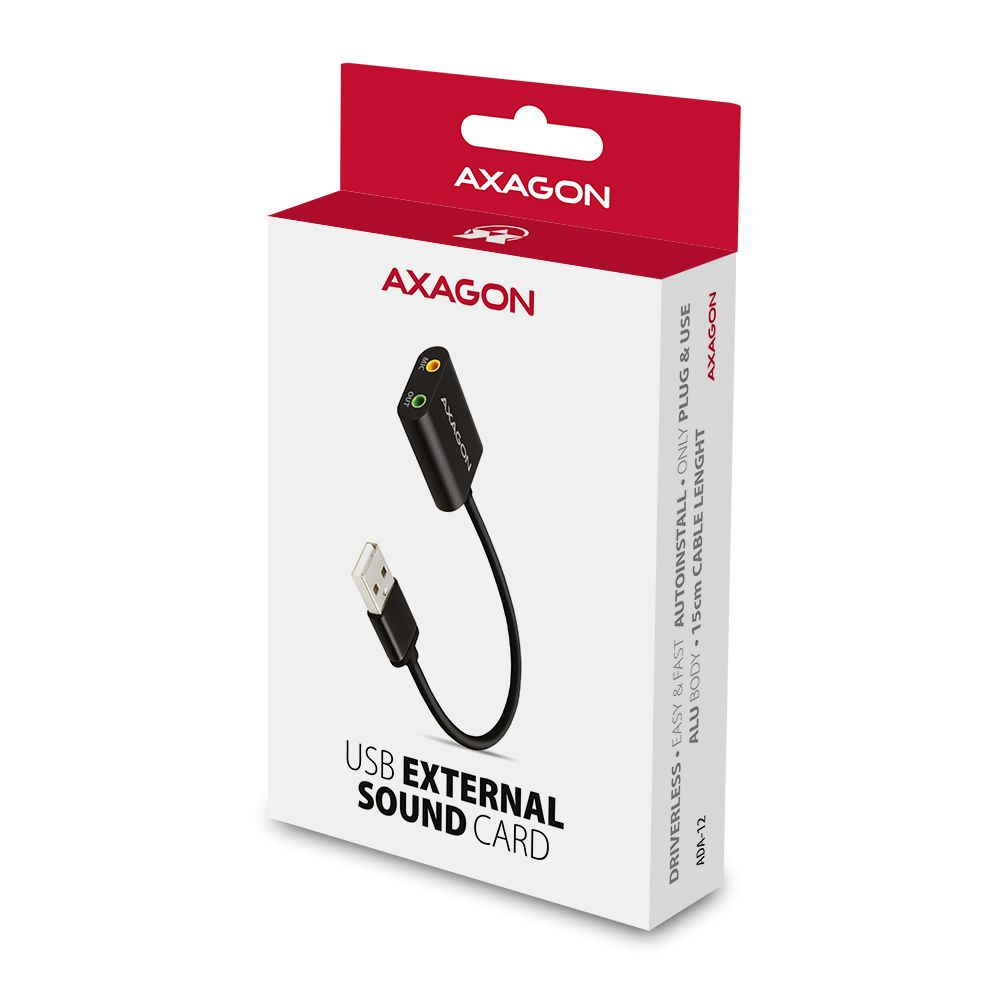 axagon-ada-12-usb-cable-audio_6.jpg AXAGON ADA-12 USB Cable Audio 2.0 USB Hangkártya - Image 6