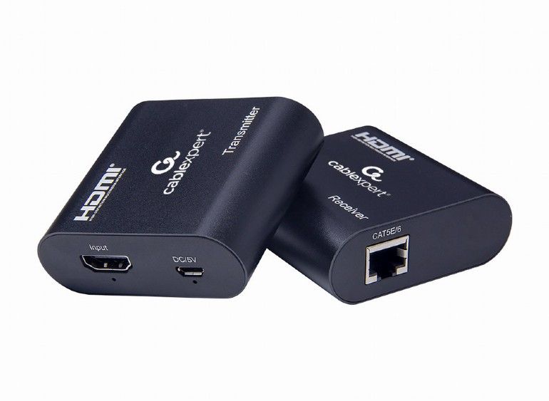 Gembird DEX-HDMI-03 HDMI extender 60m Black - Image 1