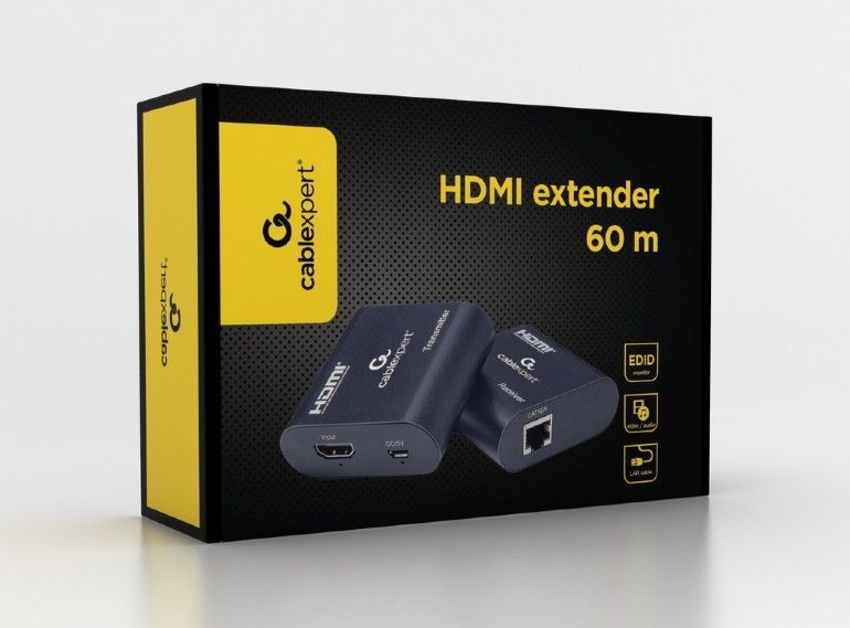 Gembird DEX-HDMI-03 HDMI extender 60m Black - Image 6