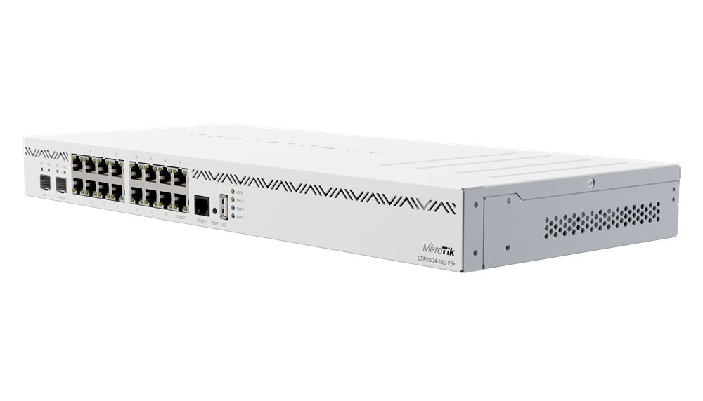 MikroTik 2004-16G-2S+ 16x gigabit RJ45 port, 2x SFP+ 10G port, duál táp, 4GB RAM - Image 3