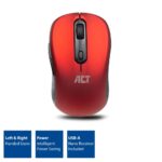 ACT AC5135 Wireless mouse Red - Image 2