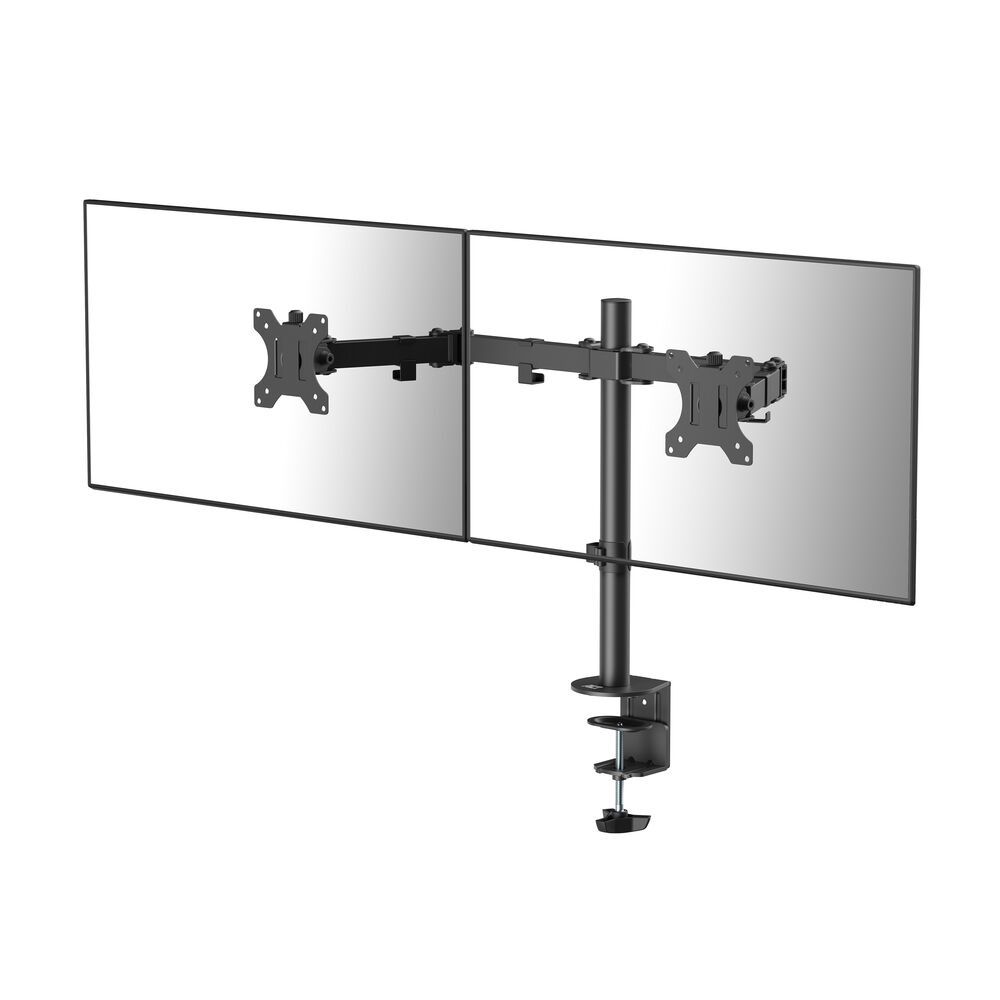 ACT AC8302 Monitor Desk Mount For 2 Monitors / Up to 35" VESA Black - Image 4