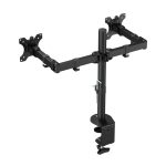 ACT AC8302 Monitor Desk Mount For 2 Monitors / Up to 35" VESA Black - Image 5