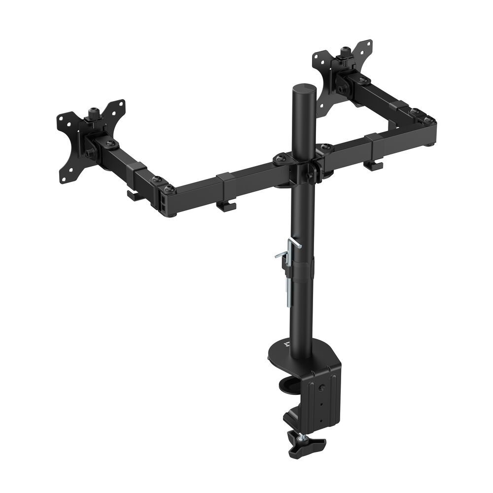 ACT AC8302 Monitor Desk Mount For 2 Monitors / Up to 35" VESA Black - Image 5