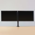 ACT AC8302 Monitor Desk Mount For 2 Monitors / Up to 35" VESA Black - Image 7