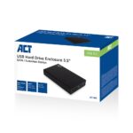 ACT AC1405 USB3.2 3,5" Hard Drive Enclosure Screwless Design Black - Image 8