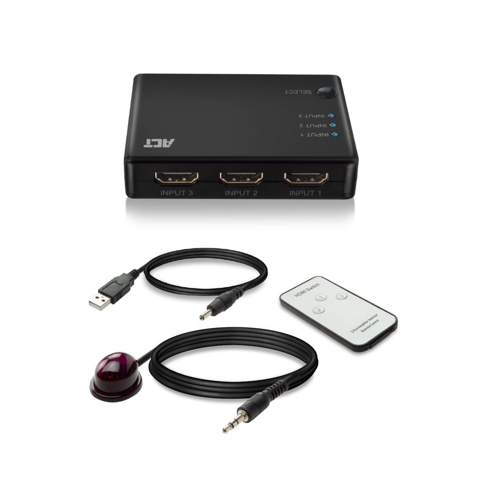 ACT AC7845 4K HDMI Switch 3x1 - Image 5