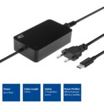 ACT AC2005 20V / 3,25A 65W Type-C univerzális hálózati notebook töltő - Image 2