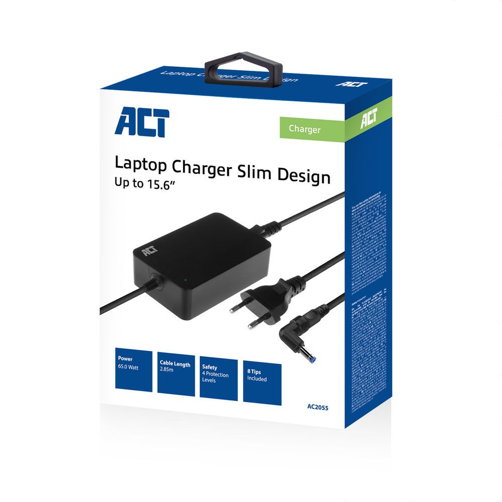 ACT AC2055 20V / 3,25A 65W univerzális hálózati notebook töltő - Image 7