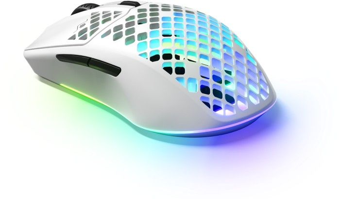 Steelseries Aerox 3 2022 Wireless Gaming Mouse Snow - Image 2