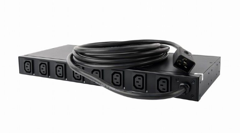 Gembird EG-PDU-007 Per-outlet-metering Power Distribution Unit Black - Image 2