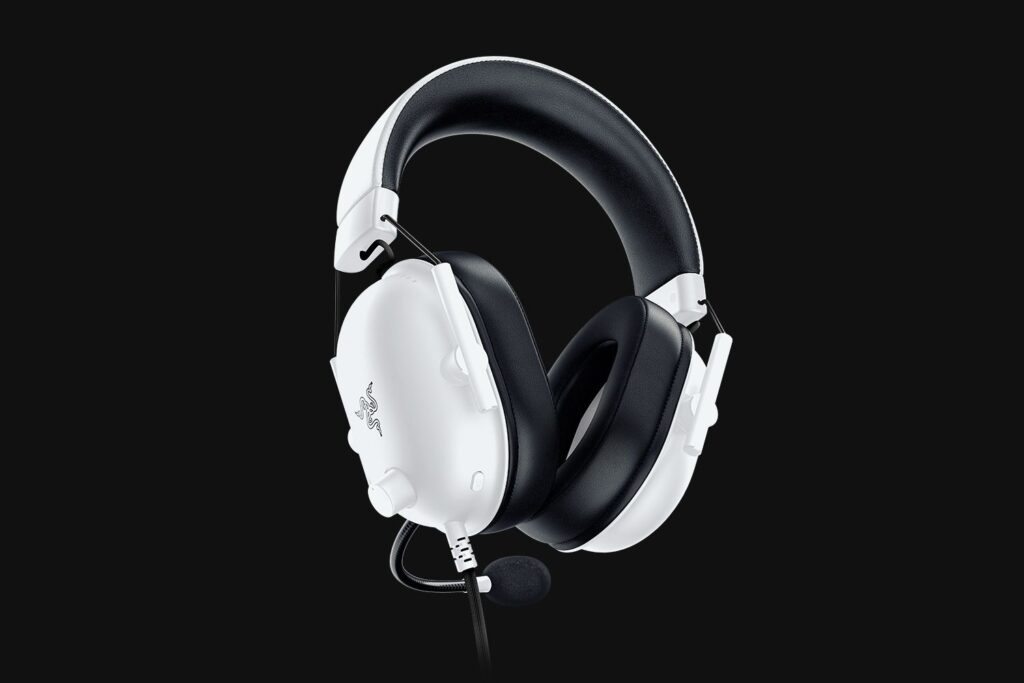 Razer Blackshark V2 X fehér gamer headset - Image 4