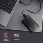 Axagon EE25-A6M USB 3.2 fekete csavar nélküli külső alumínium 2,5" HDD/SSD ház - Image 6