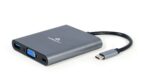 Gembird A-CM-COMBO6-01 USB Type-C 6-in-1 Multi-Port Adapter Space Grey - Image 2