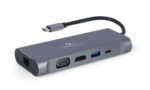 Gembird A-CM-COMBO7-01 USB Type-C 7-in-1 Multi-Port Adapter Space Grey - Image 2