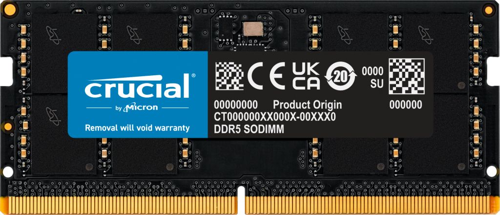 Crucial 16GB DDR5 4800MHz SODIMM - Image 1