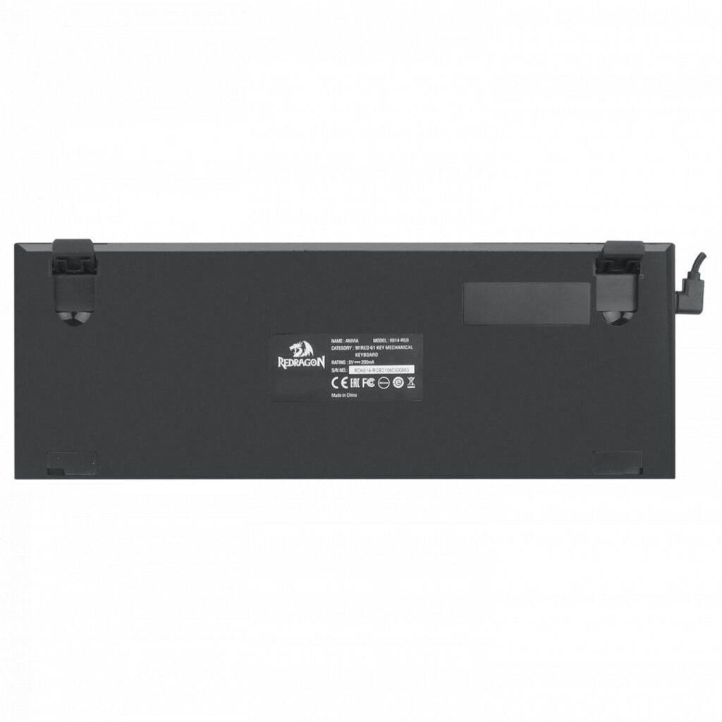 Redragon Anivia, wired mechanical keyboard,RGB, brown switch Black HU - Image 6