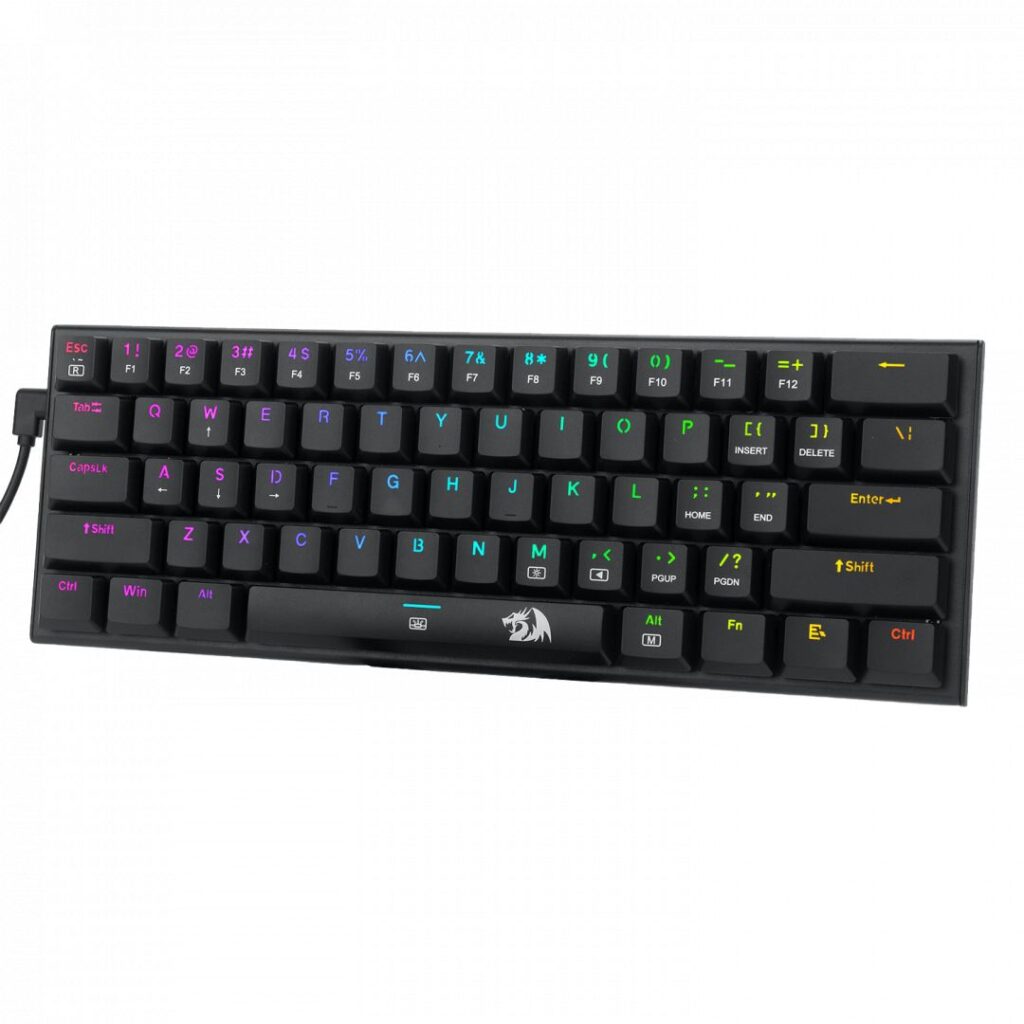 Redragon Anivia, wired mechanical keyboard,RGB, red switch Black HU - Image 2