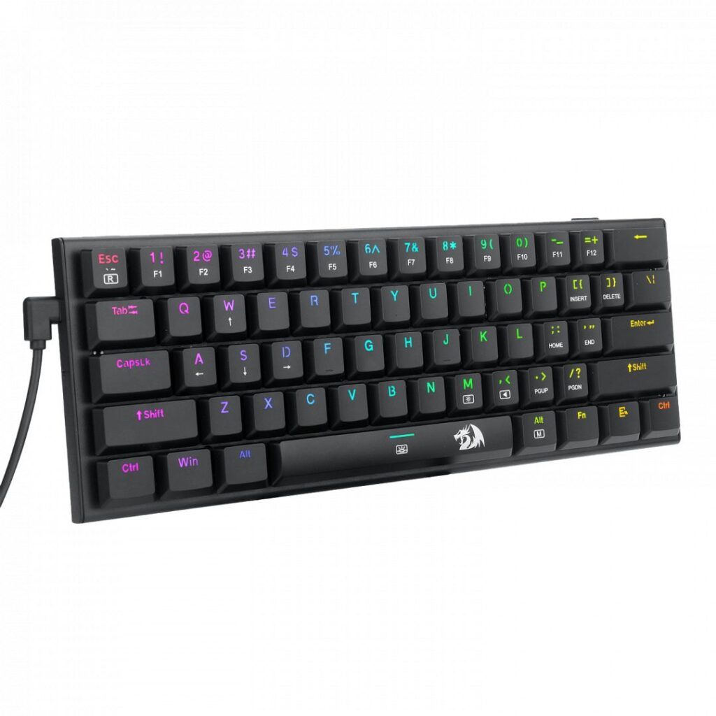 Redragon Anivia, wired mechanical keyboard,RGB, red switch Black HU - Image 7