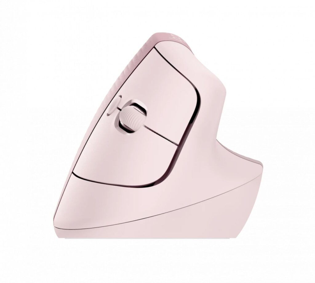 Logitech Lift Vertical Ergonomic Mouse Rose - Image 4