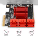 AXAGON PCES-SA6 PCIe controller 6x SATA 6G - Image 4