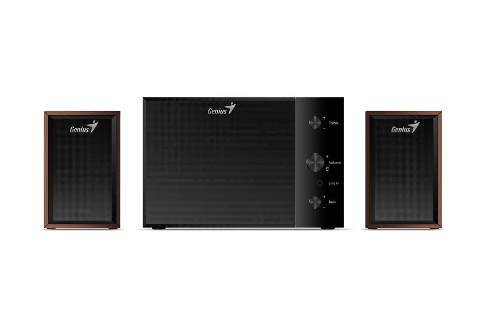 genius-sw-2.1-350-wood_1.jpg Genius Hangszóró 2.1 - SW-2.1 350 Wood (3.5mm Jack, Wood) - Image 1