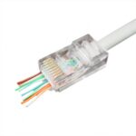 Gembird RJ45/LC-PTU-01/50 Modular plug 8P8C for solid Universal LAN cable UTP 50 pcs per bag - Image 2