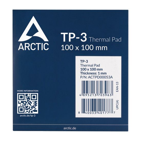 arctic-tp-3-100-100mm-1.0mm_2.jpg Arctic TP-3 100x100x1mm Hővezető lap (1lap/csomag) - Image 2