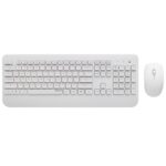 Rapoo 00217477 X3500 2,4GHZ vezeték nélküli fehér billentyűzet + egér