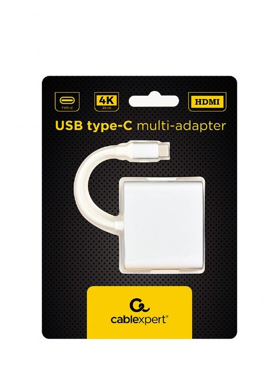 Gembird A-CM-HDMIF-02-SV USB type-C multi-adapter Silver - Image 3