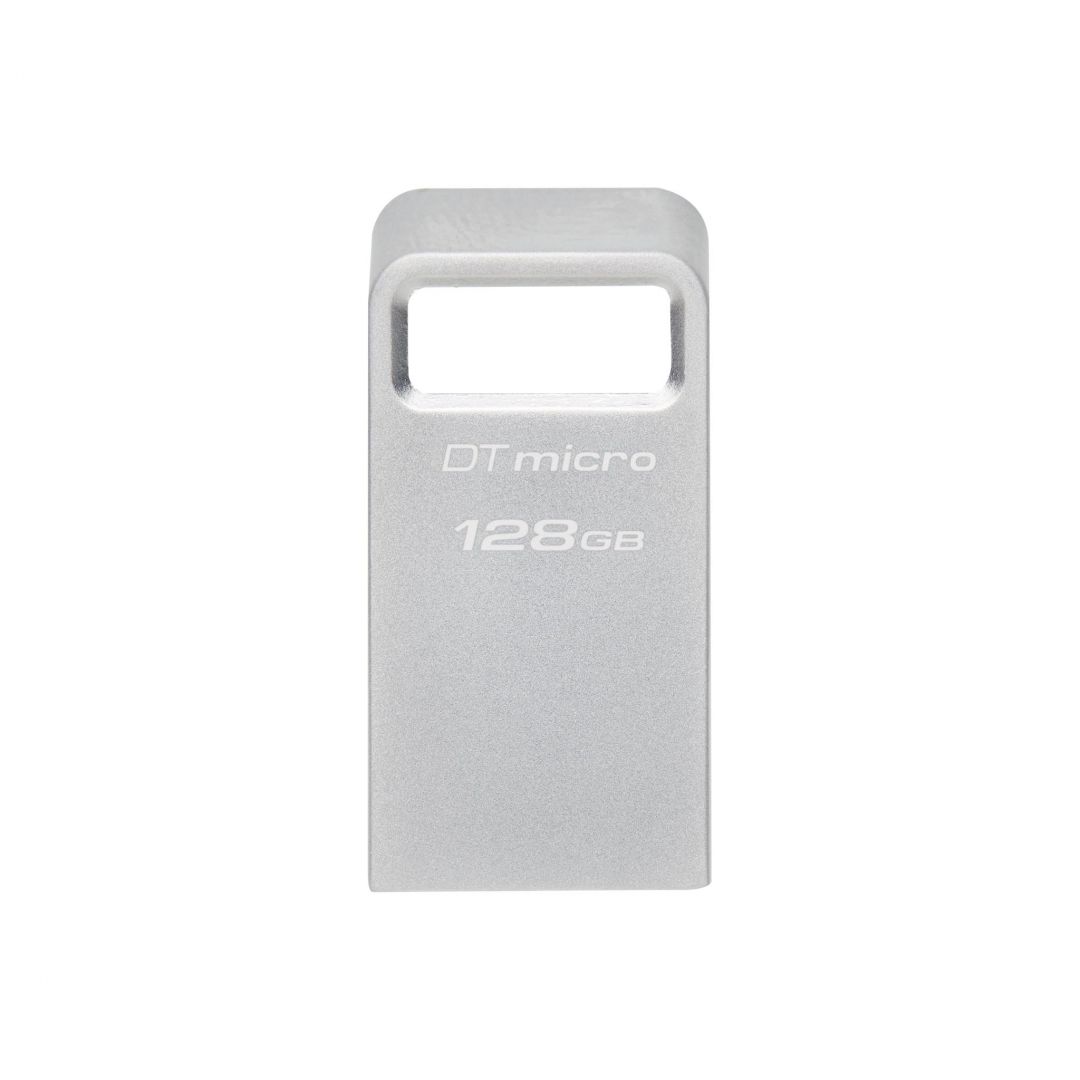 Kingston 128GB DT micro USB3.2 Silver - Image 1