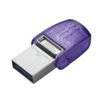 Kingston 128GB DT microDuo 3C USB3.2 Silver/Purple - Image 2