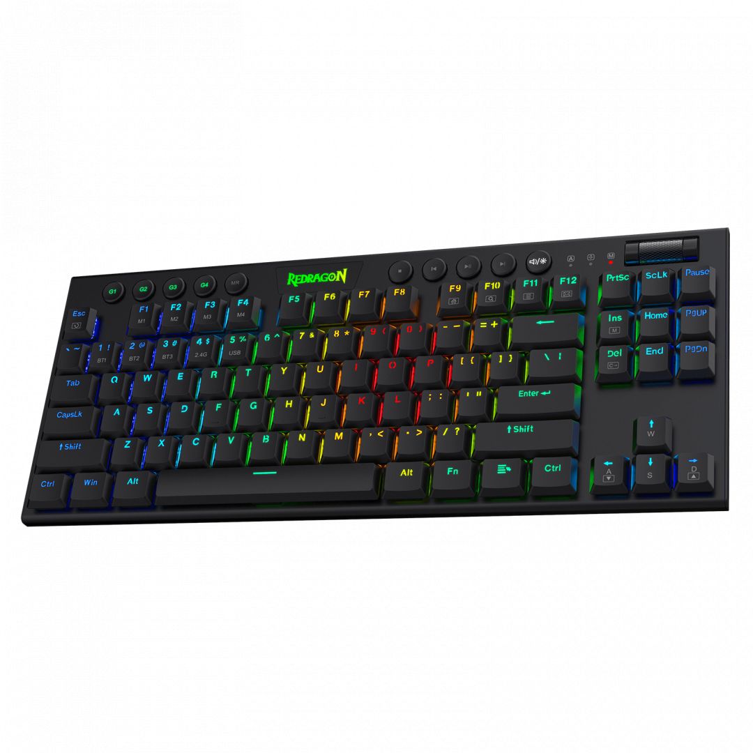 redragon-horus-tkl-wired-2.4g-bt-mechanical-keyboard-rgb-brown-switch_1.jpg Redragon Horus TKL, wired&2.4G&BT mechanical Keyboard, RGB, brown switch Black HU - Image 1