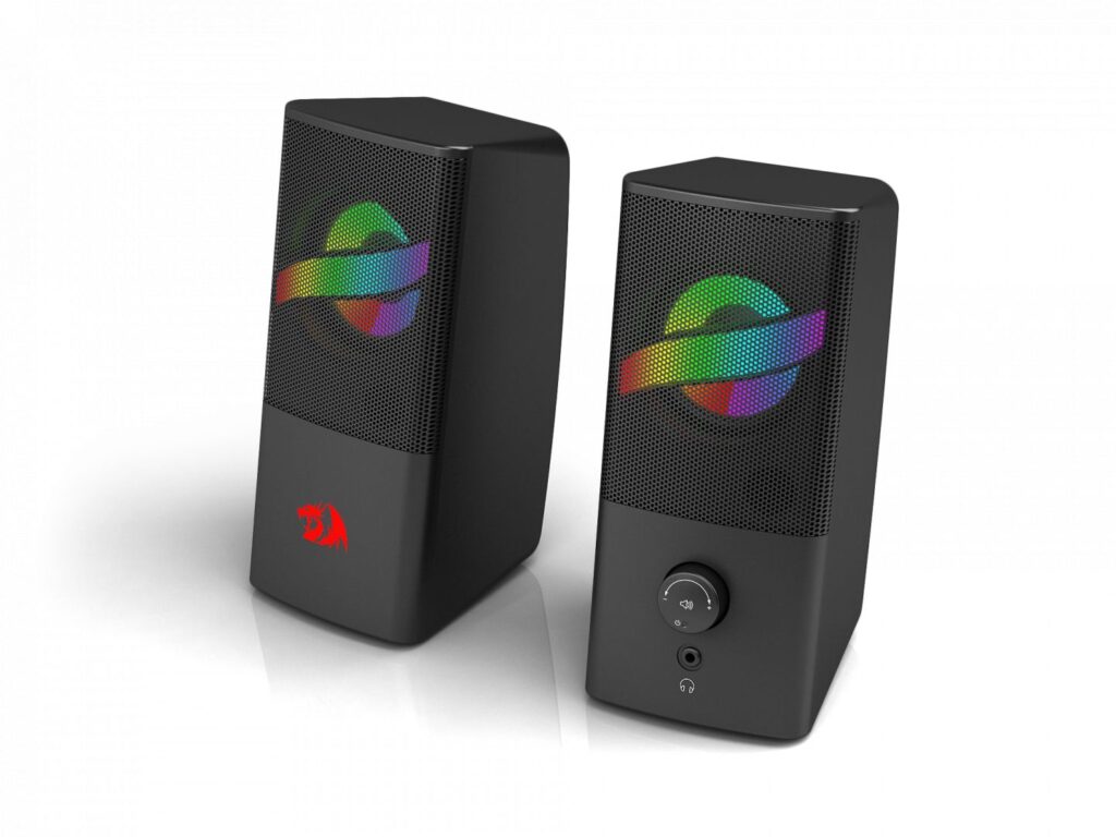 Redragon Air wired speaker Black - Image 3