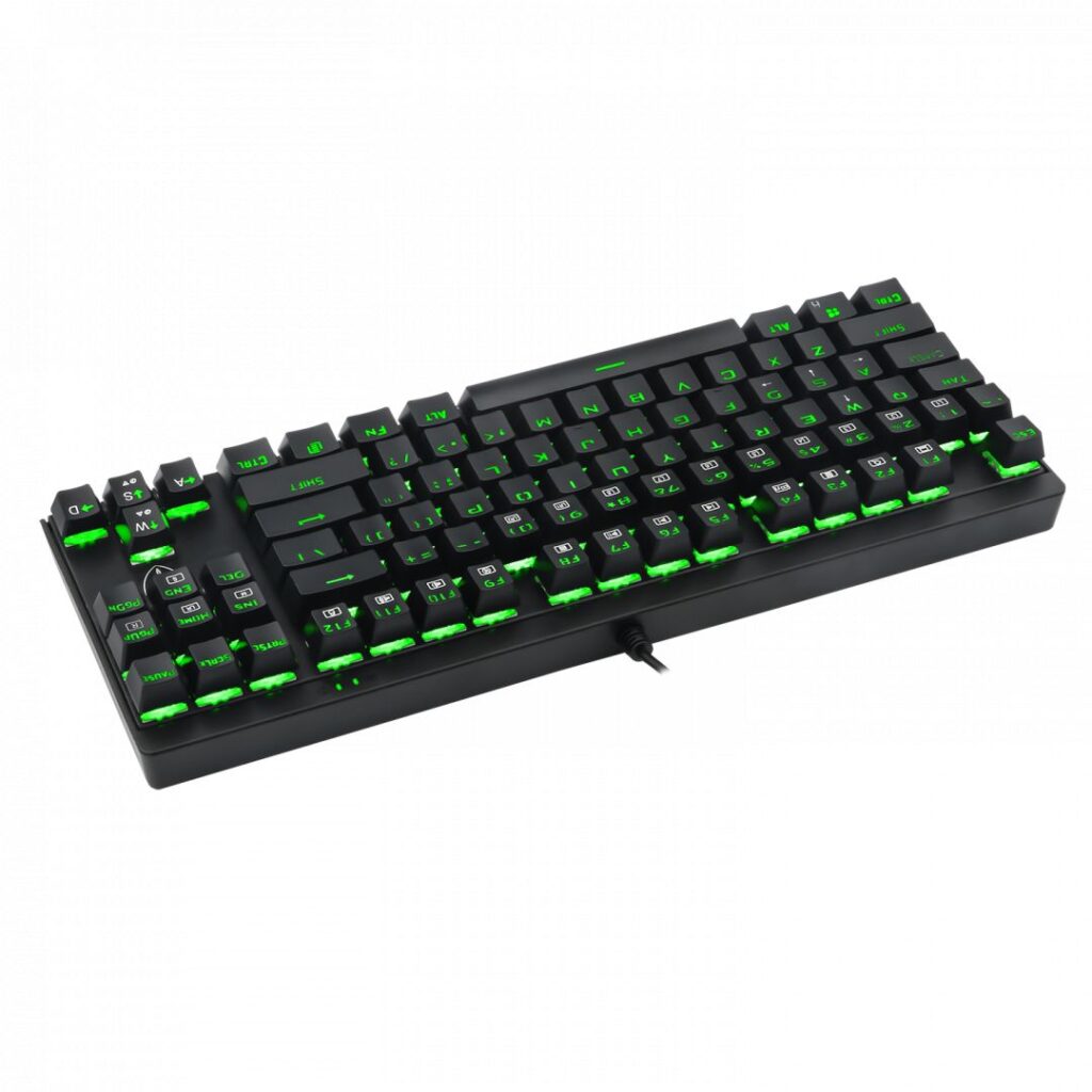 T-Dagger Corvette Wired Keyboard Blue Switch Black HU - Image 6