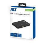 ACT External USB 3.2 Gen1 (USB 3.0) Card Reader Black - Image 3