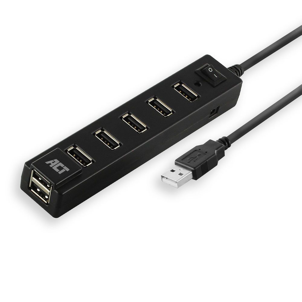 ACT AC6215 USB Hub 7 port with on and off switch - Image 1