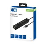 ACT AC6215 USB Hub 7 port with on and off switch - Image 2