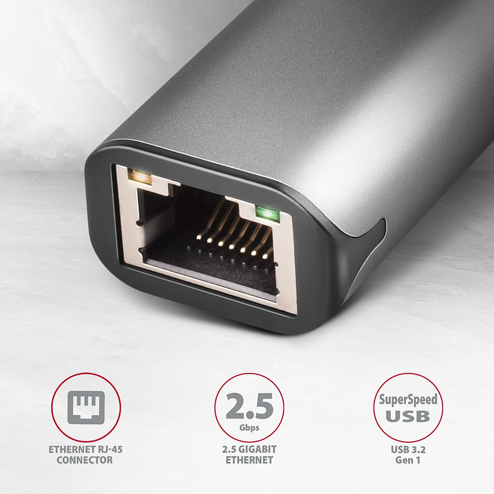 AXAGON ADE-25R SuperSpeed USB-A 2,5 Gigabit Ethernet - Image 2