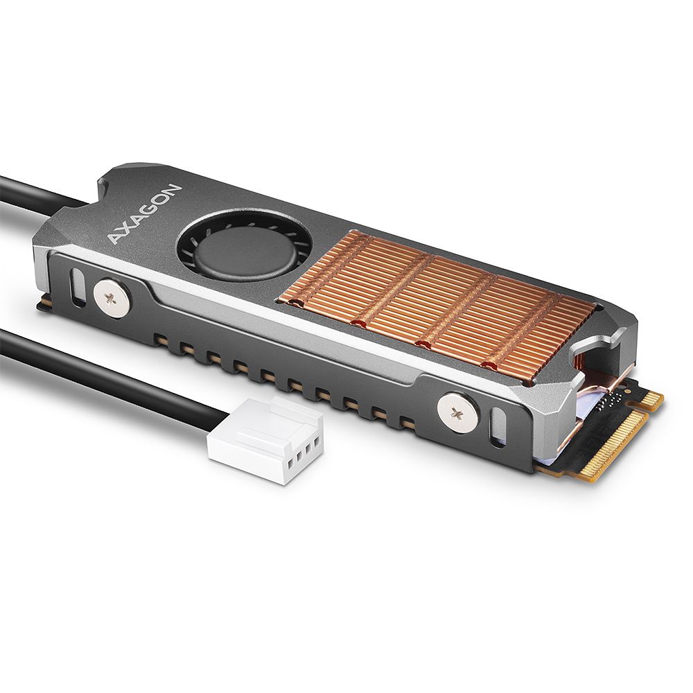 axagon-clr-m2fan-heatsink-m.2_1.jpg AXAGON CLR-M2FAN Heatsink M.2 - Image 1