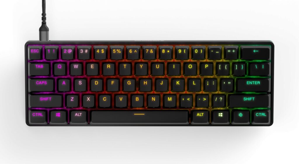 Steelseries Apex Pro Mini Mechanical Gaming keyboard Black UK - Image 2