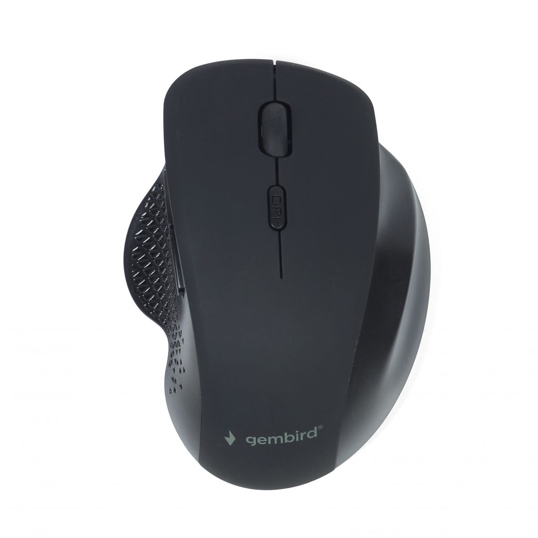 Gembird MUSW-6B-02 wireless optical mouse Black - Image 1