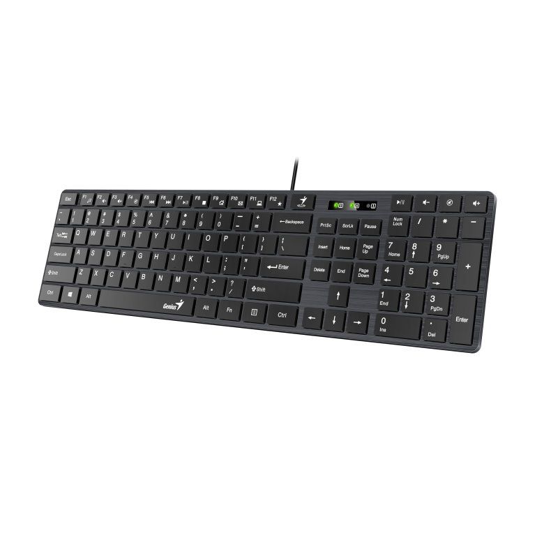 Genius SlimStar C126 Wired keyboard + mouse Black HU - Image 5