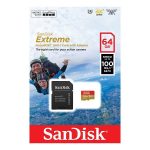 Sandisk 64GB microSDXC Class 10 U3 V30 A2 Extreme Action Cams and Drones + adapterrel - Image 2