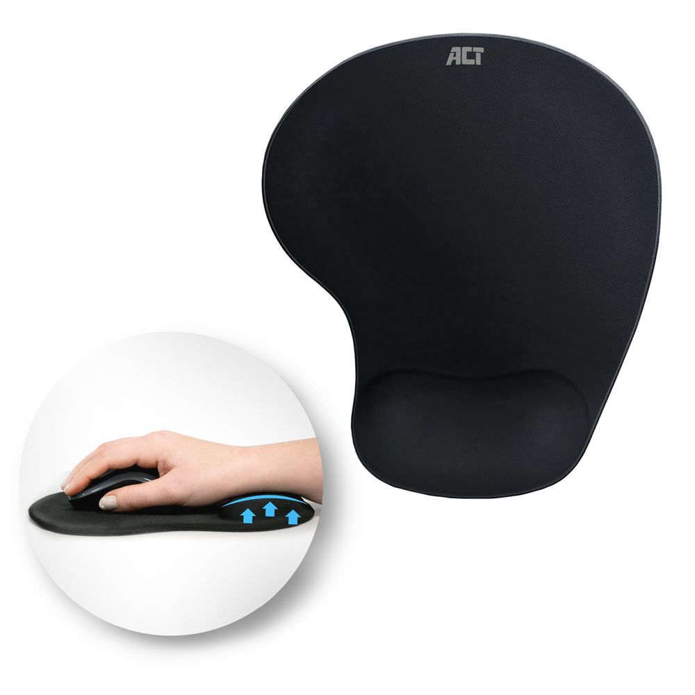 act-ac8010-ergonomic-with-wrist-rest-egerpad-black_3.jpg ACT AC8010 Ergonomic with wrist rest Egérpad Black - Image 3