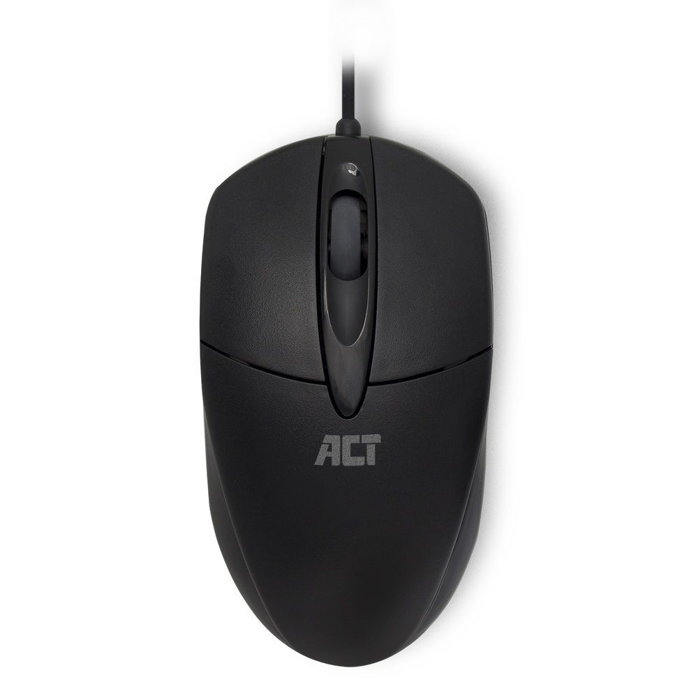 ACT Wired Optical Mouse 1000 DPI Black - Image 1