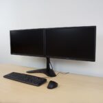 ACT AC8320 Monitor desk stand 2 screens up to 32" VESA Black - Image 3