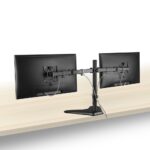 ACT AC8320 Monitor desk stand 2 screens up to 32" VESA Black - Image 4