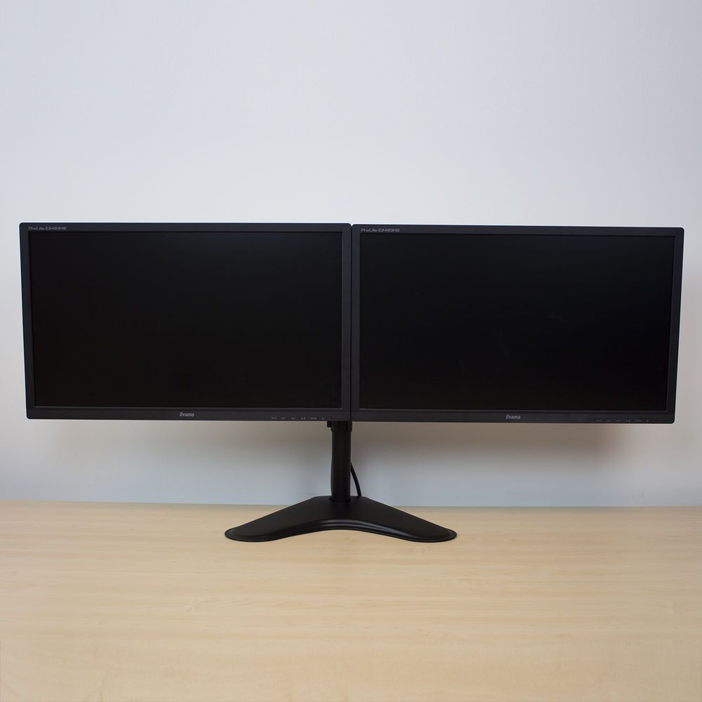 ACT AC8320 Monitor desk stand 2 screens up to 32" VESA Black - Image 5